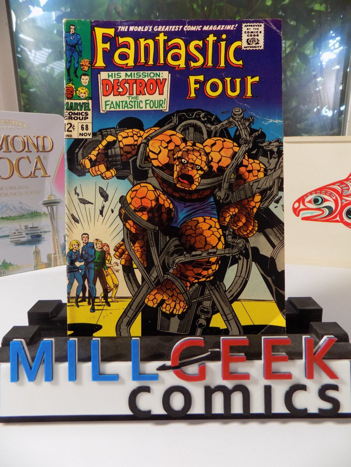 Fantastic Four #68 Marvel Comic November 1967 Fine