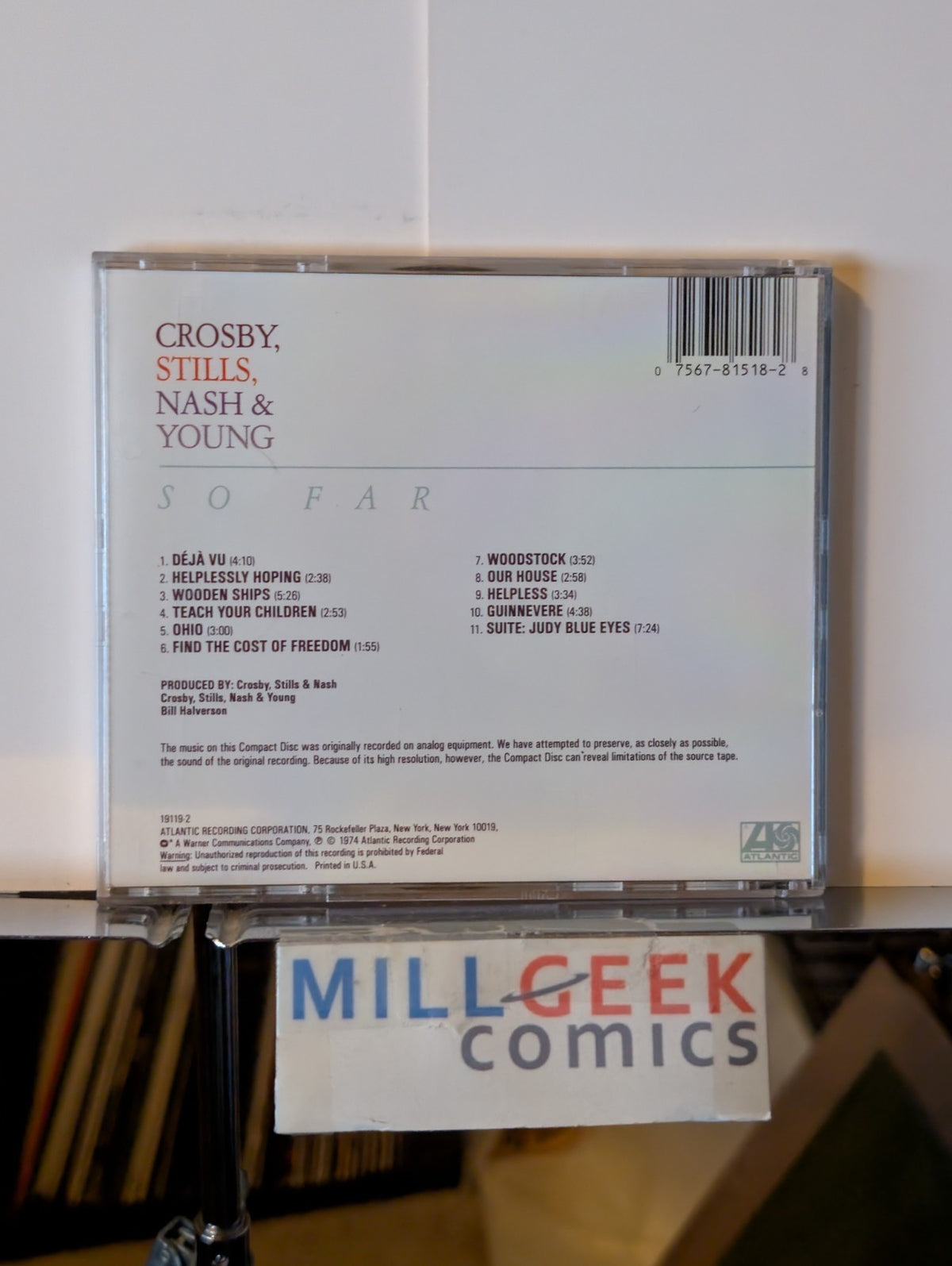 Crosby Stills Nash & Young - So Far / Boston - Don't Look Back (CD) Like New -JD
