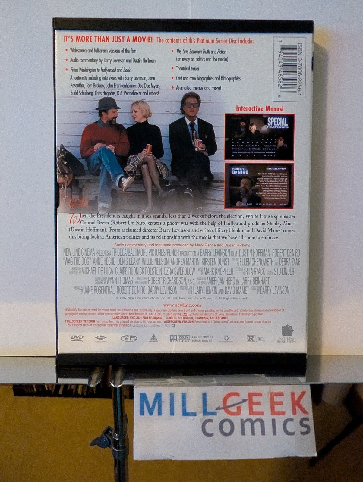 All the President's Men / Wag the Dog, 2 Movie Set (DVD) Like New -JD