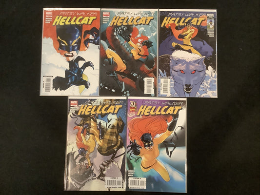 Patsy Walker: Hellcat #1-5 Complete Comic Series, Marvel Comics, Immonen