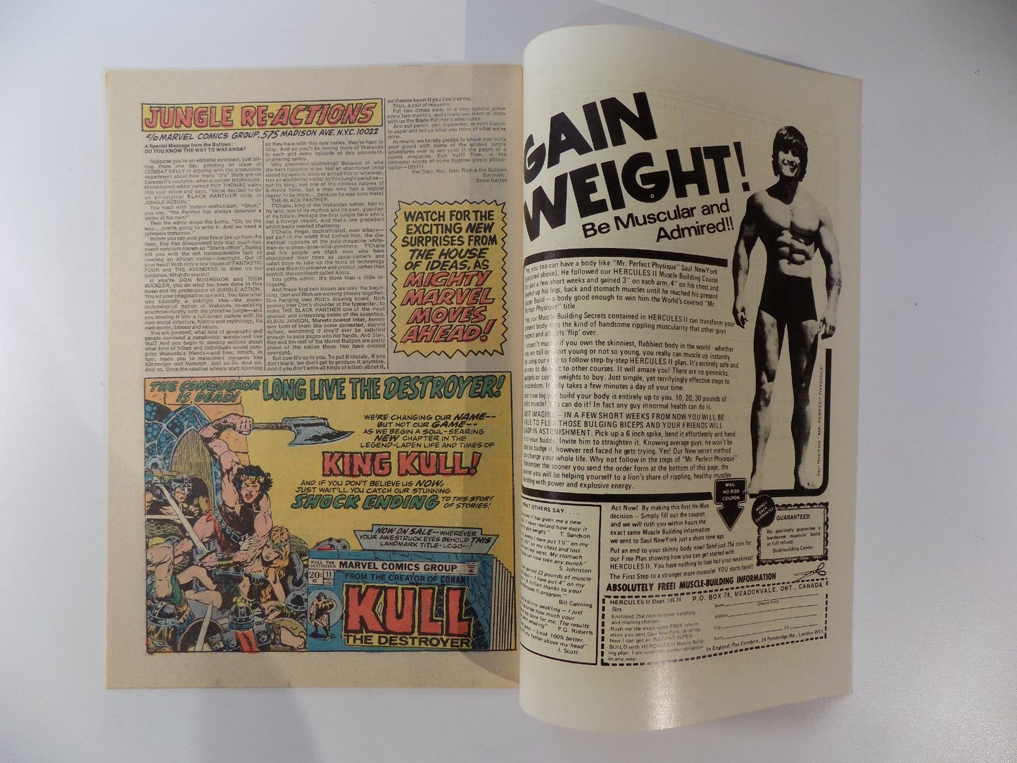 Jungle Action #7 Marvel Comic November 1973 Near Mint-