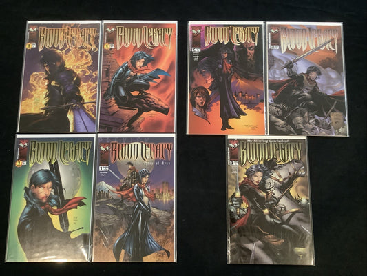 Blood Legacy: the Story of Ryan #1-4 + Multiple Variants Complete Comic Set