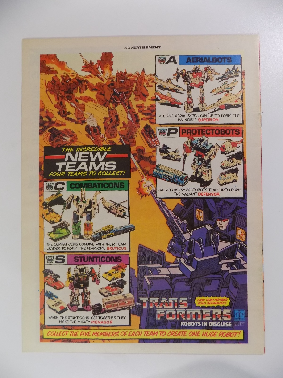 Transformers #116 Marvel UK weekly Magazine Comic June 6th 1987 - Near Mint-