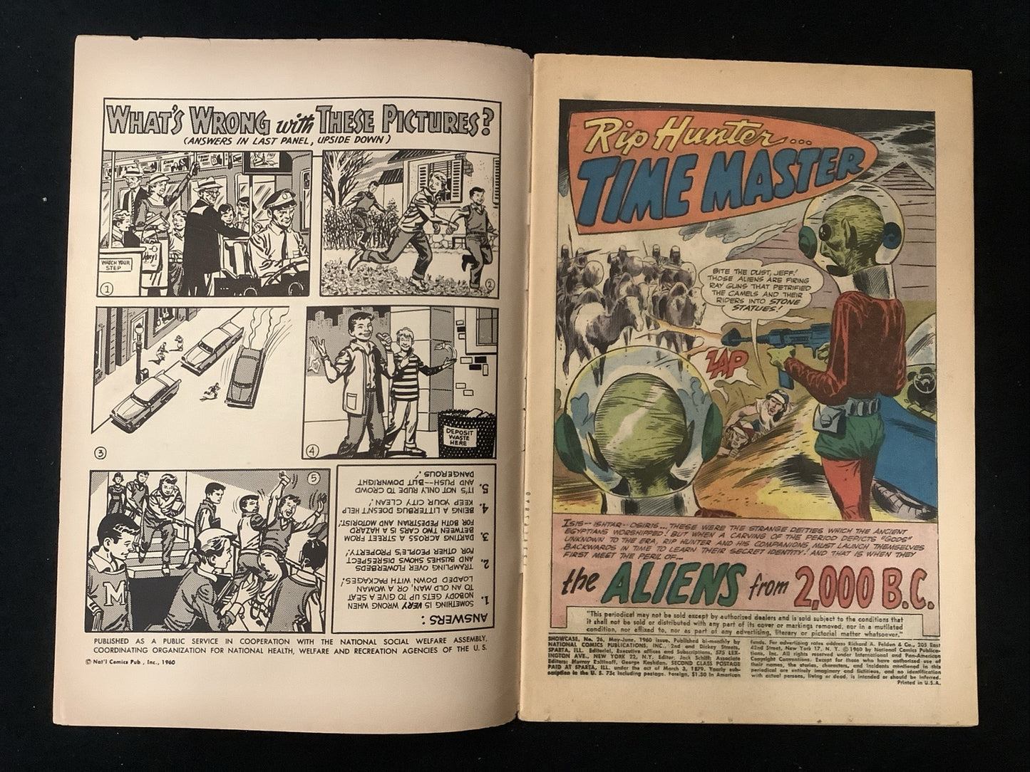 Showcase #26 (1960) VG/F (5.0) Joe Kubert, 4th App Rip Hunter And Time Masters