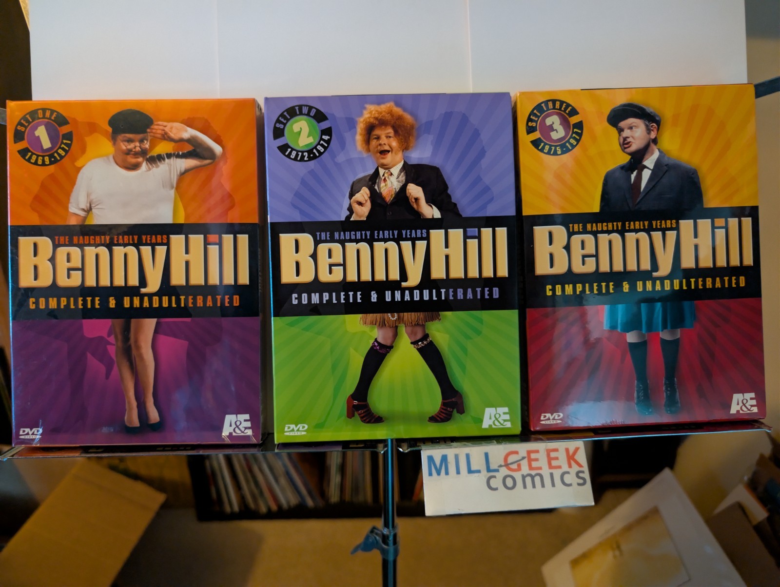 Benny Hill, The Naughty Early Years, Complete & Unadulterated, Sets 1-3 (DVD)-JD