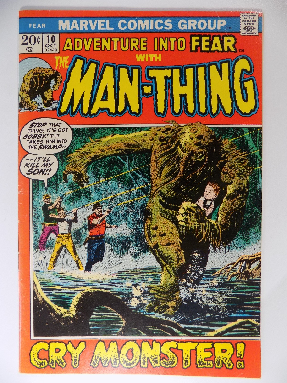 Adventure Into Fear #10 Marvel Comic October 1972 Fine
