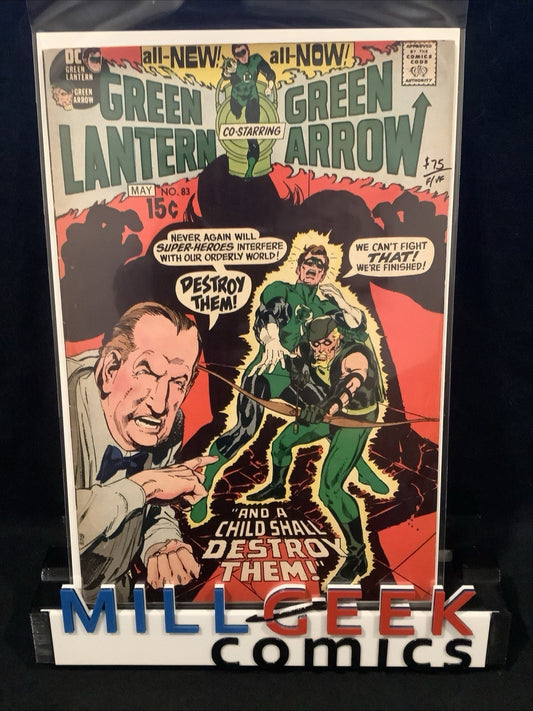 Green Lantern #83 (DC Comics April-May 1971) F/VF (7.0) Denny O’Neil, Neal Adams