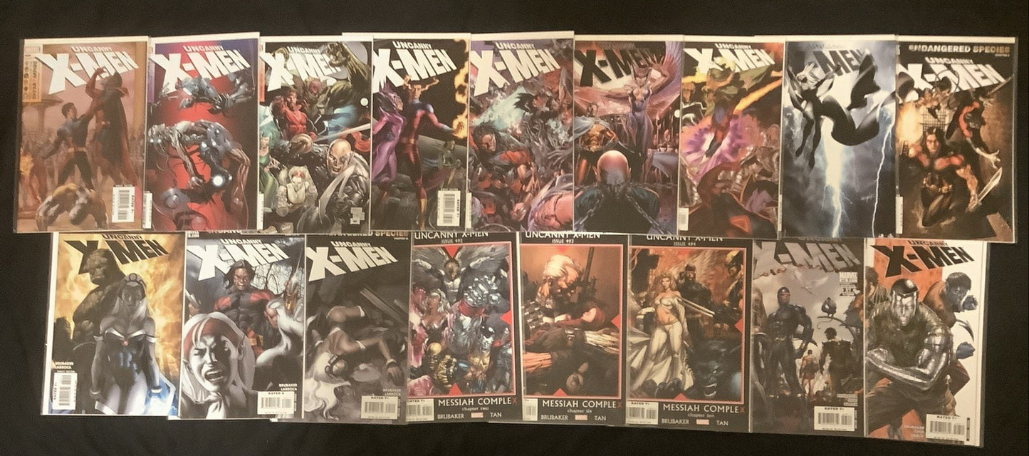 Uncanny X-Men #480-496 Comic Lot, Marvel Comics, 1st Cover App Hope Summers