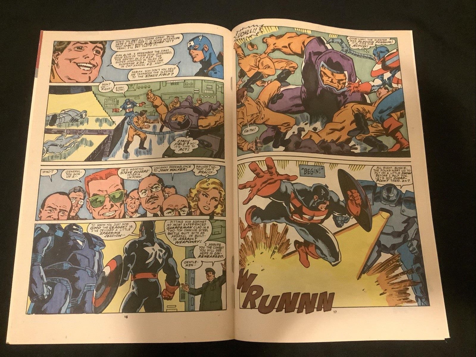 Captain America #354 (Marvel Comics June 1989) NM- (9.2) Al Milgrom, U.S.Agent