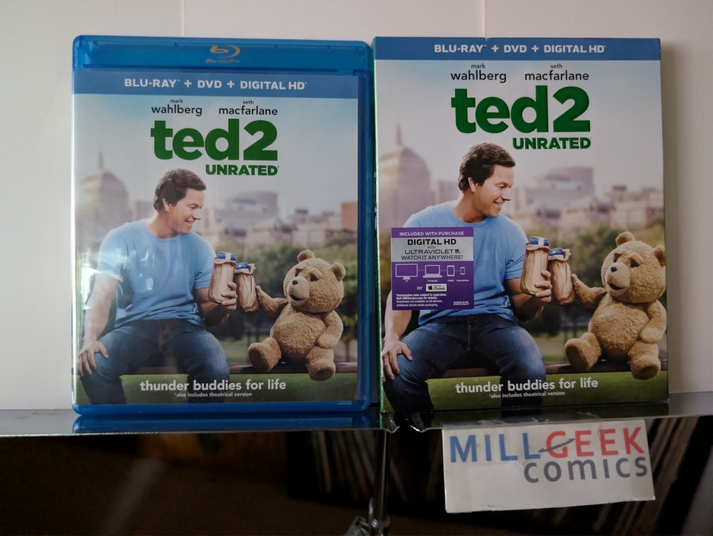 Ted / Ted 2, 2 Movie Set (Blu-ray) Like New -JD