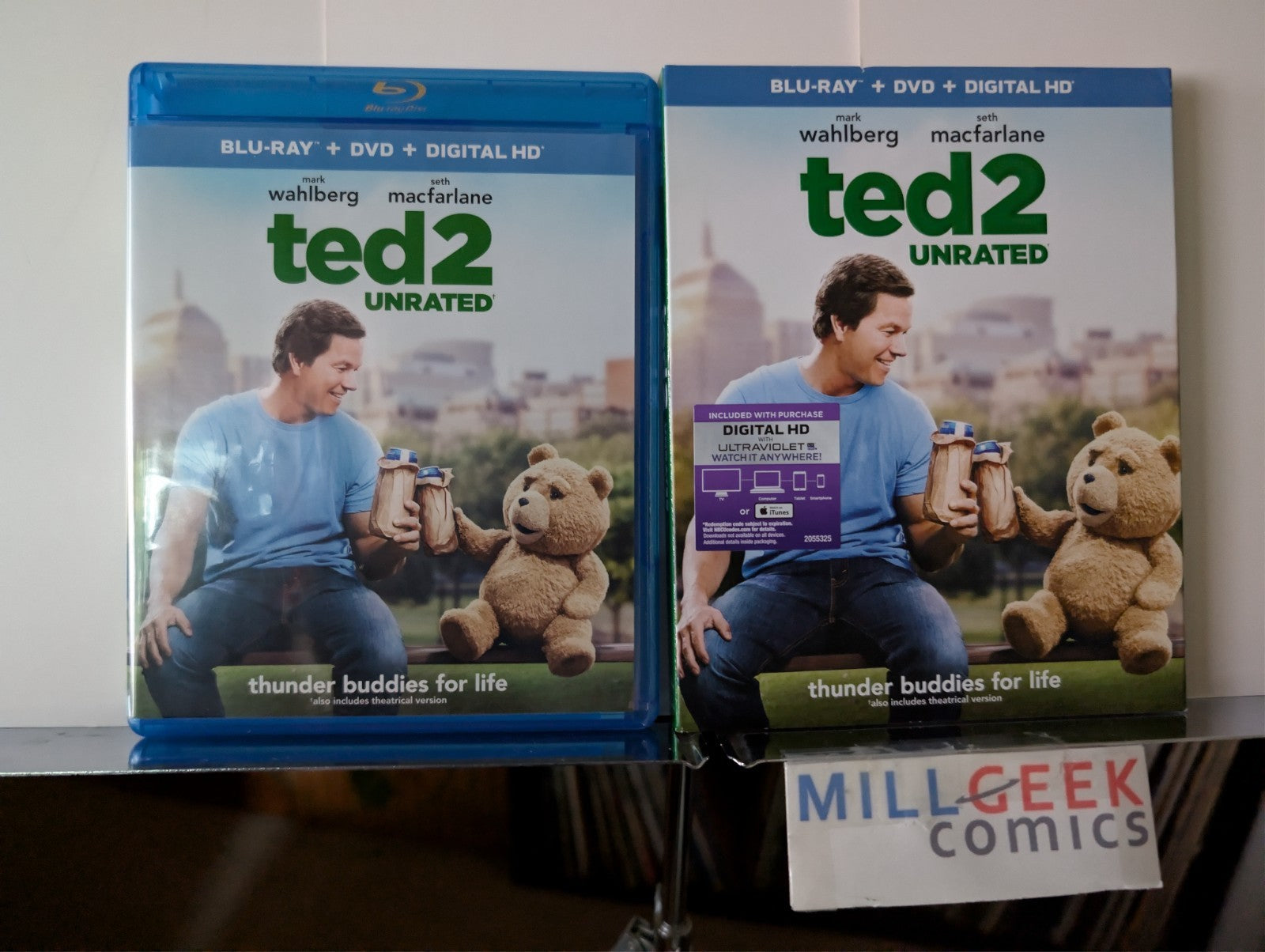 Ted / Ted 2, 2 Movie Set (Blu-ray) Like New -JD