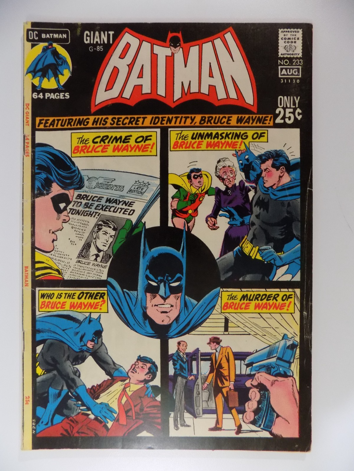 Batman #233 DC Comics Fine- August 1971