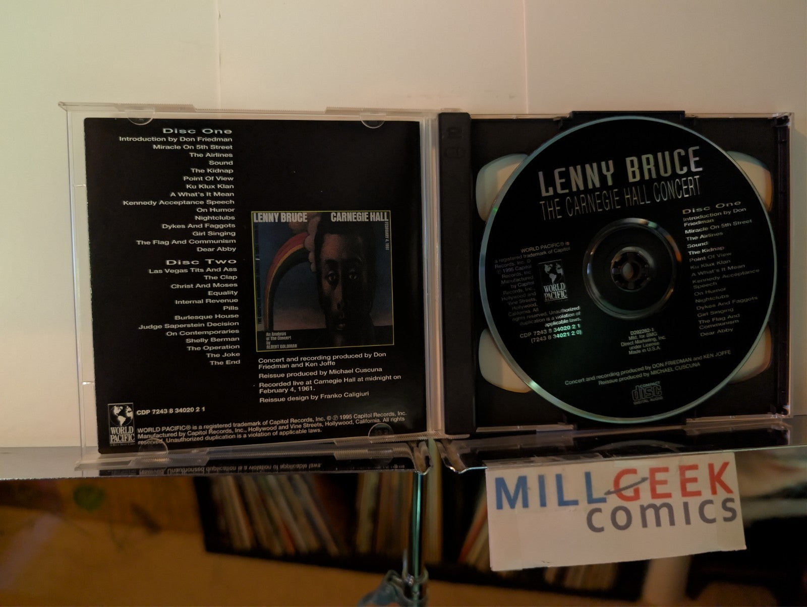 Lenny Bruce, 2 Standup Albums (The Carnegie Hall Concert & Busted!) -JD