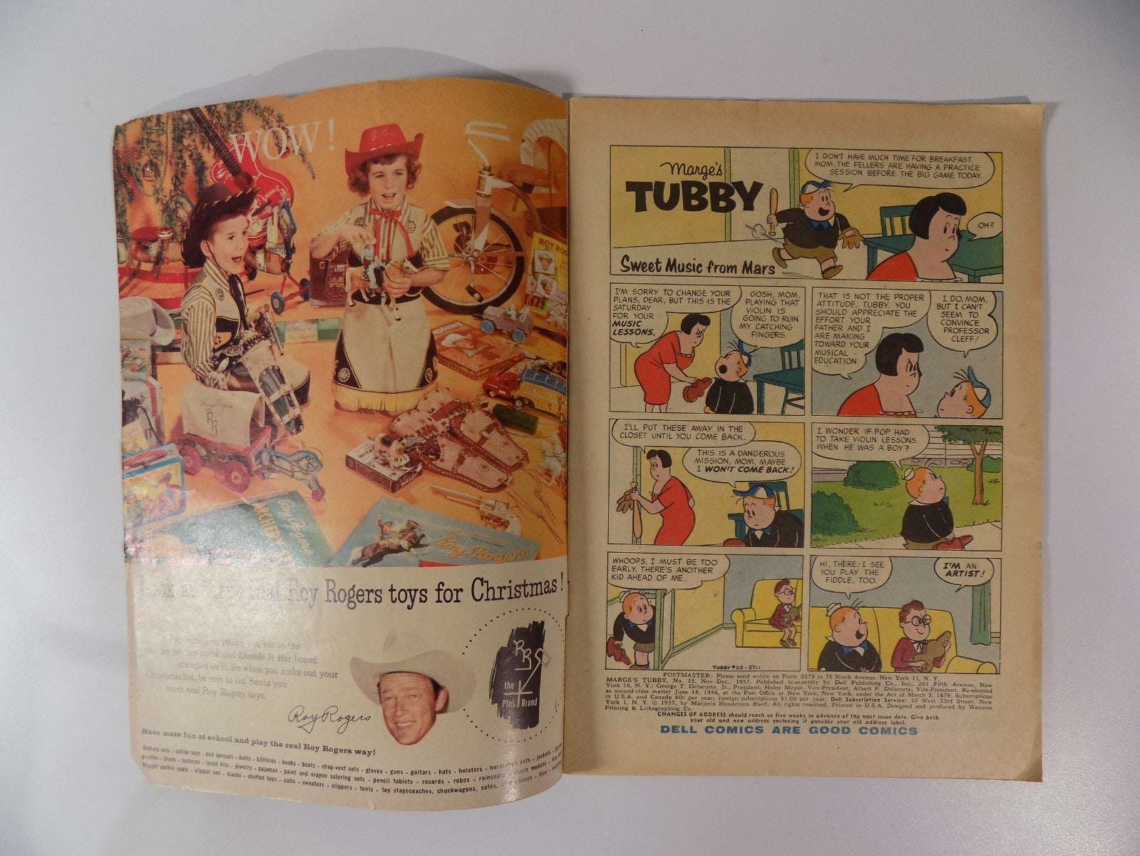 Marge's Tubby #25 Dell Comic Nov.- Dec. 1957 Fine+