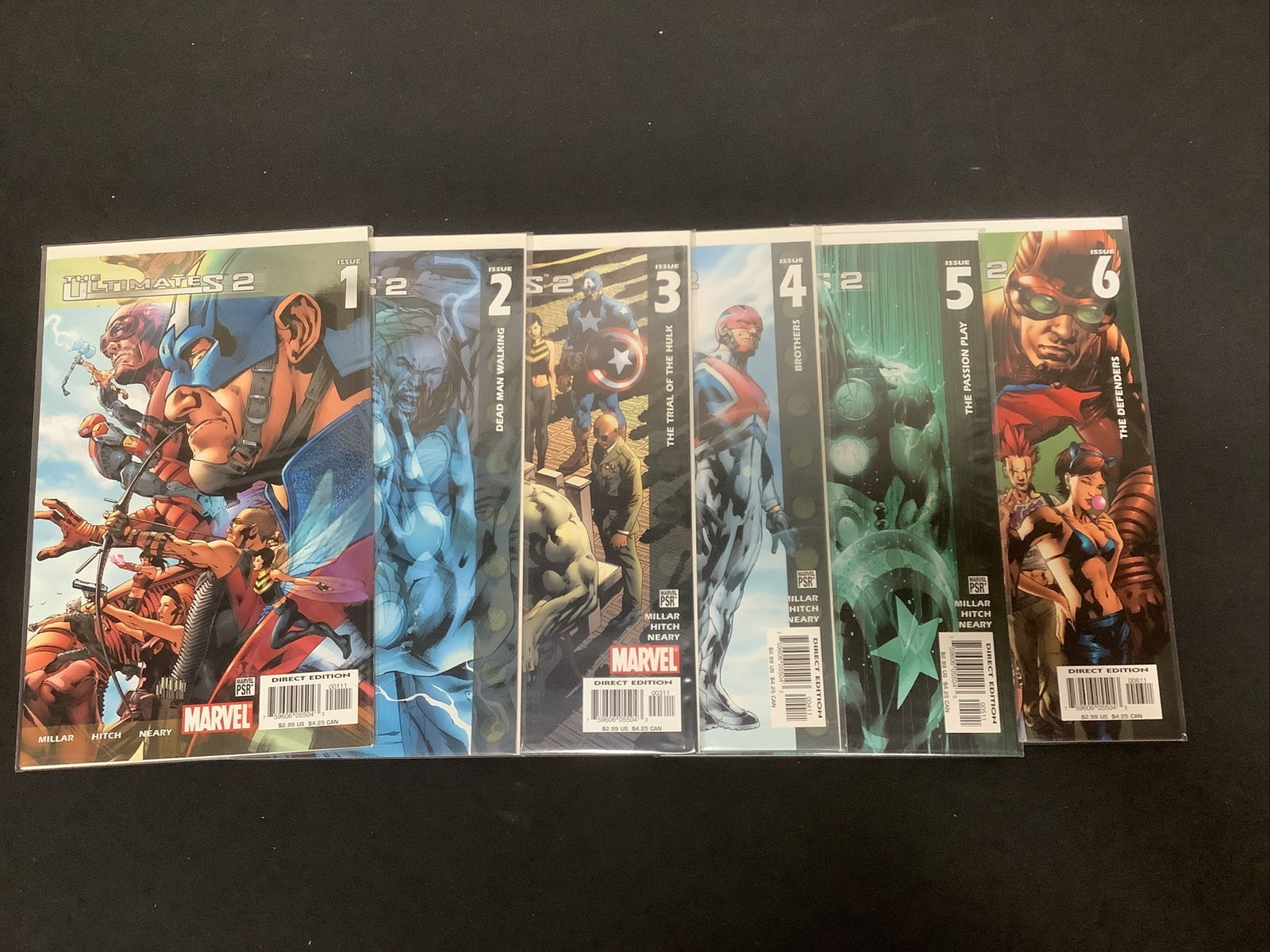The Ultimates 2 #1-6 comic lot (2005) Mark Millar, Bryan Hitch