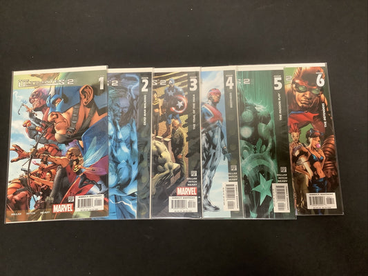 The Ultimates 2 #1-6 comic lot (2005) Mark Millar, Bryan Hitch