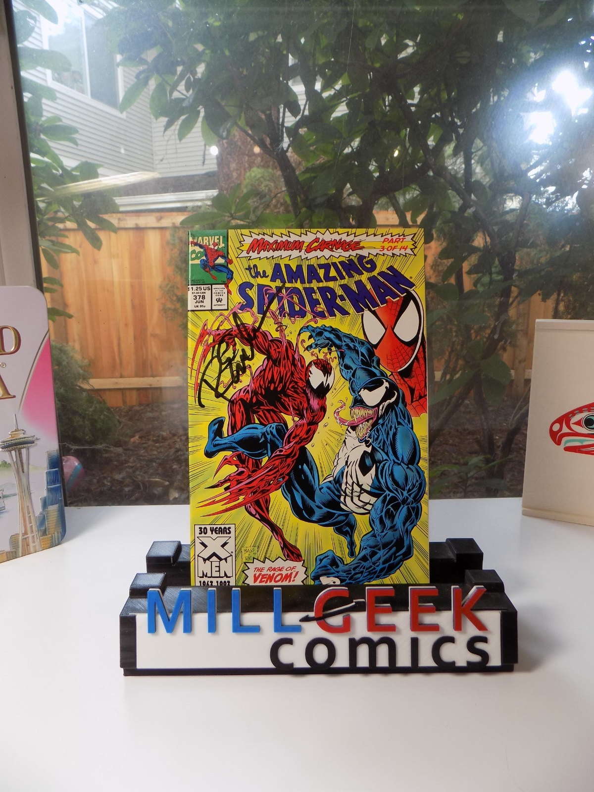 Amazing Spider-Man #378 Marvel Comic Signed Emberlin June 1993 Near Mint-