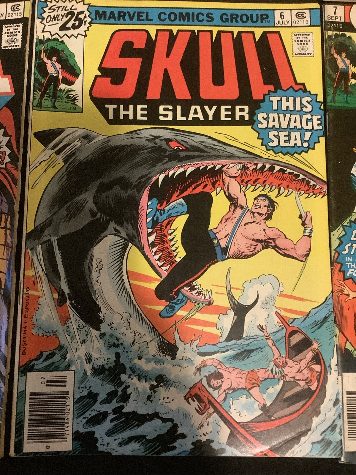 Skull the Slayer #1-8 Complete Comic Series, Marvel Comics, Gil Kane, 1st Skull