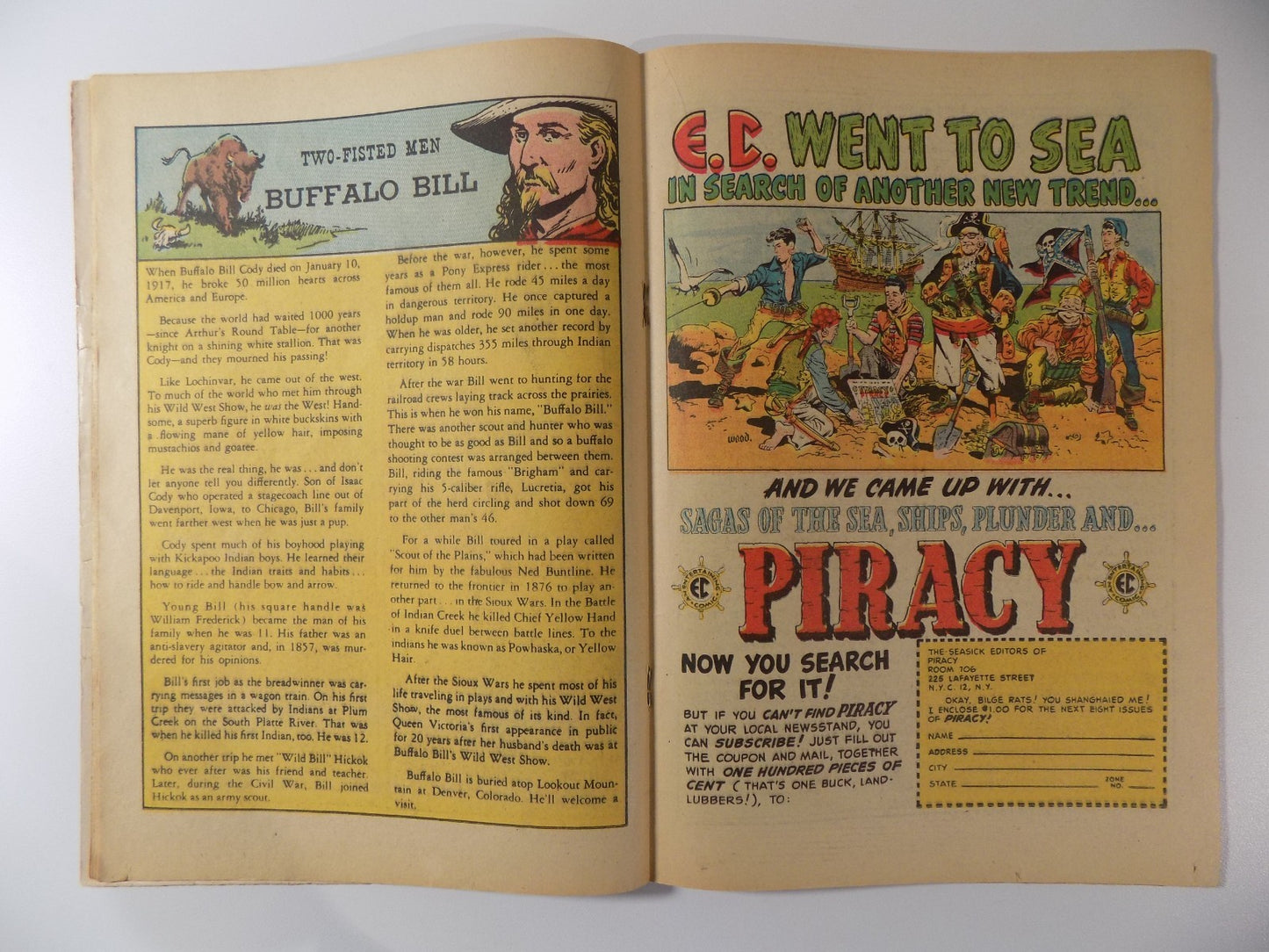 Two-Fisted Tales #39 EC Comic Severin October 1954 Good/Very Good