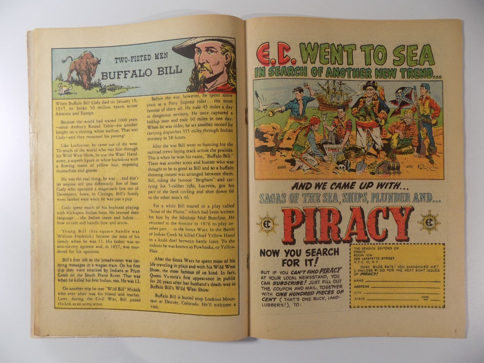 Two-Fisted Tales #39 EC Comic Severin October 1954 Good/Very Good