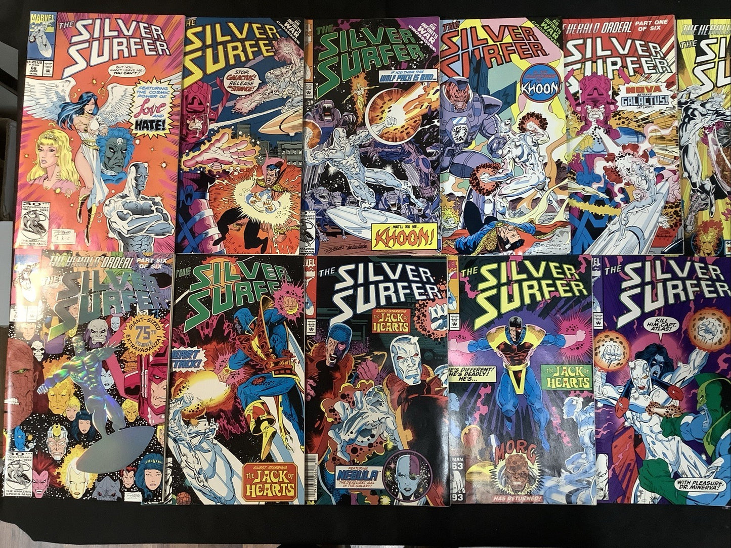 Silver Surfer #1-82 + #50 Comic Lot, Reader Copies, 1st App Infinity Gauntlet