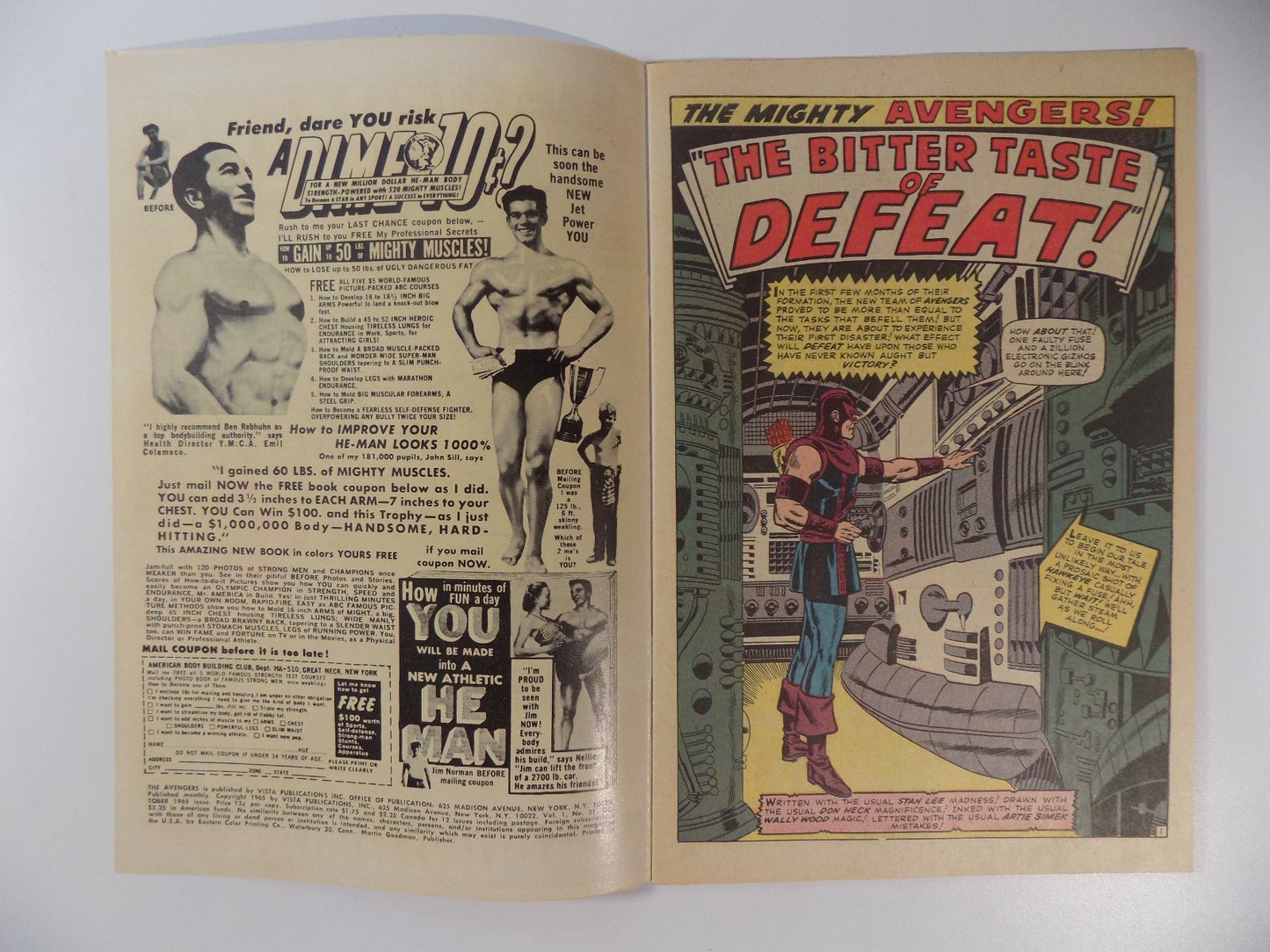 Avengers #21 Marvel Comic October 1965 Fine+