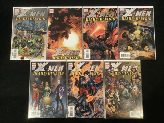 X-Men: Deadly Genesis #1-6 Complete Comic Series, Marvel, 1st Appearance Vulcan