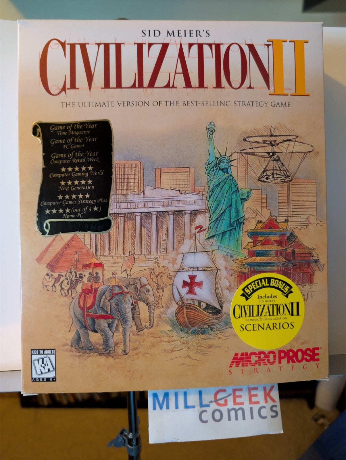 Civilization II Ultimate, Big Box Complete, Discs are NEW/SEALED, PC CD-ROM -JD