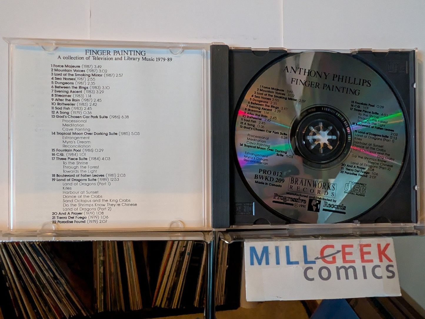 Electronic Funk Prog Rock 2 CD Lot (Anthony Phillips, Hard Cell) -JD