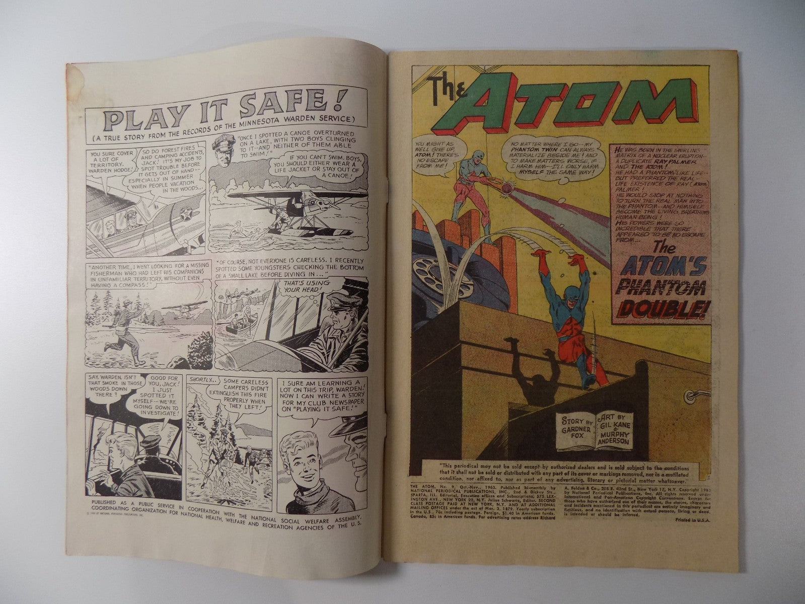 Atom #9 DC Comic November 1963 Fine-