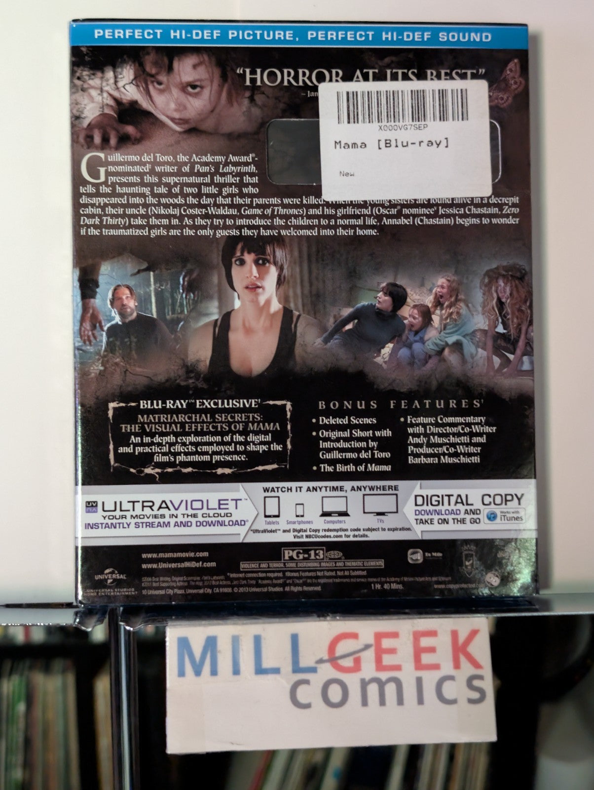 Mama - Jessica Chastain  (Blu-ray) -JD