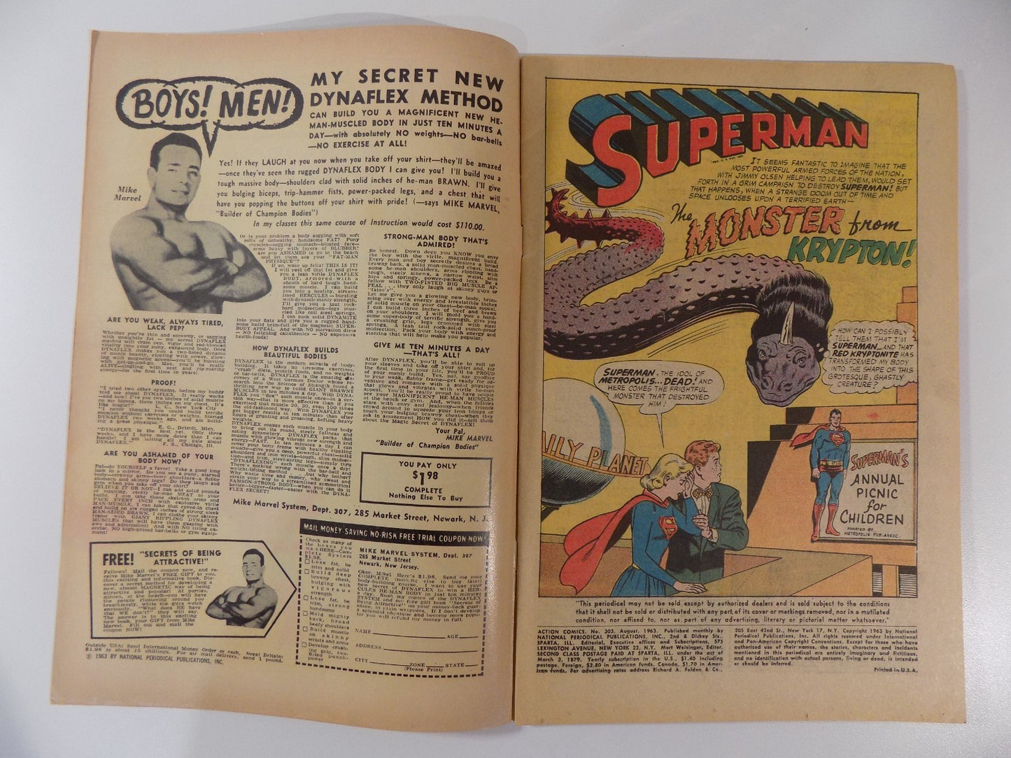 Action #303 DC Comic August 1963 Fine+