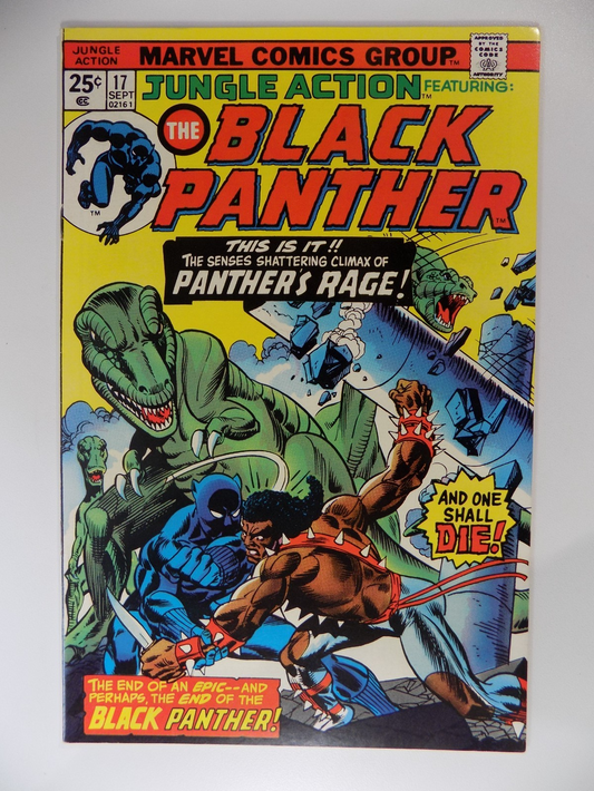 Jungle Action #17 Marvel Comic September 1975 Near Mint-