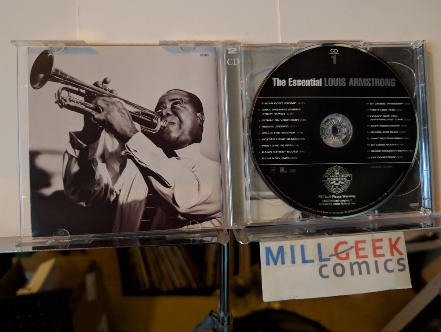 Classic Jazz Music, 4 CD Lot (Armstrong, Holiday, King Cole, Misc) -JD