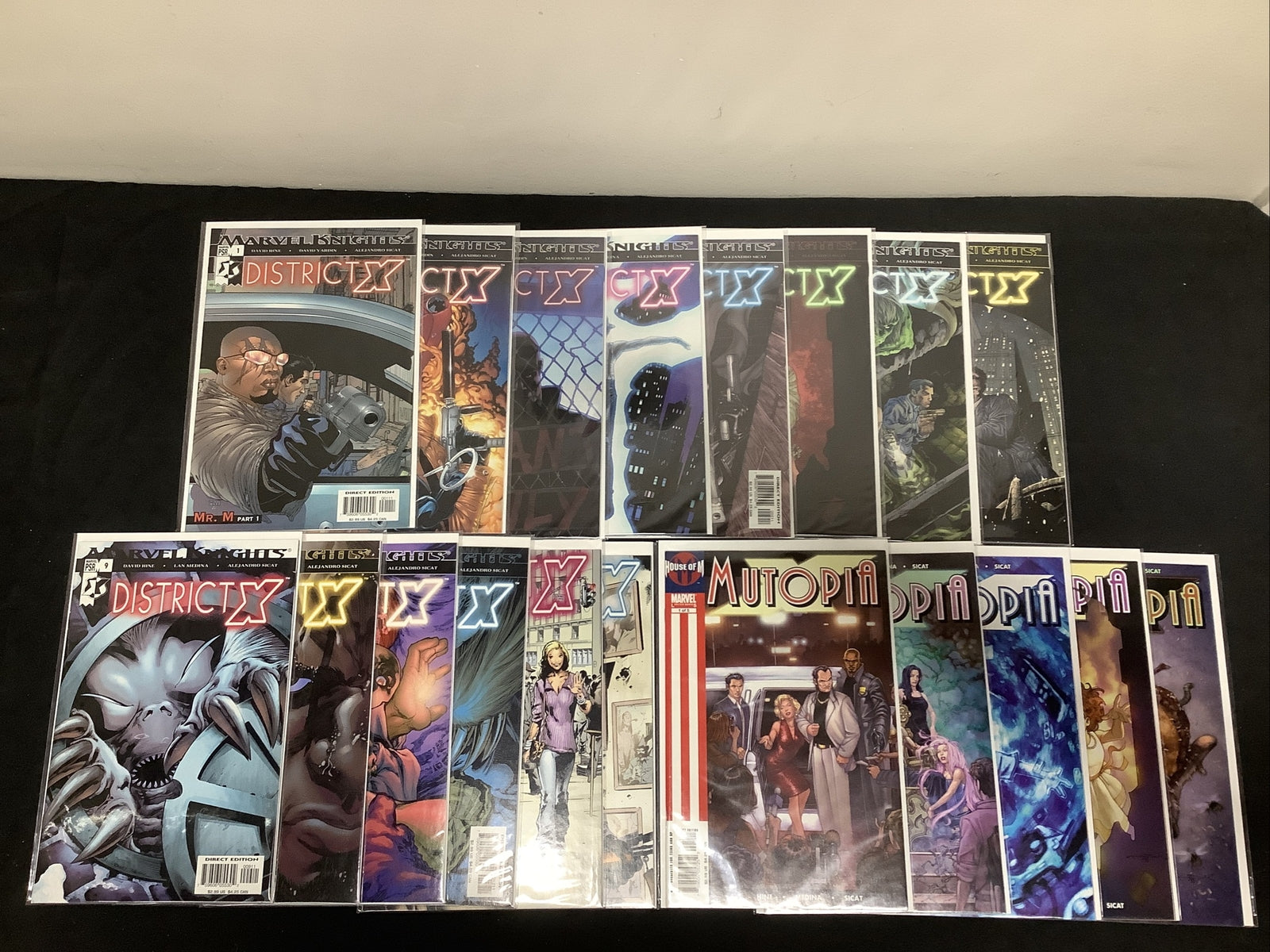 District X #1-14+ Mutopia X #1-5 comic set (2004-2006) 1st appearance of Mr. M