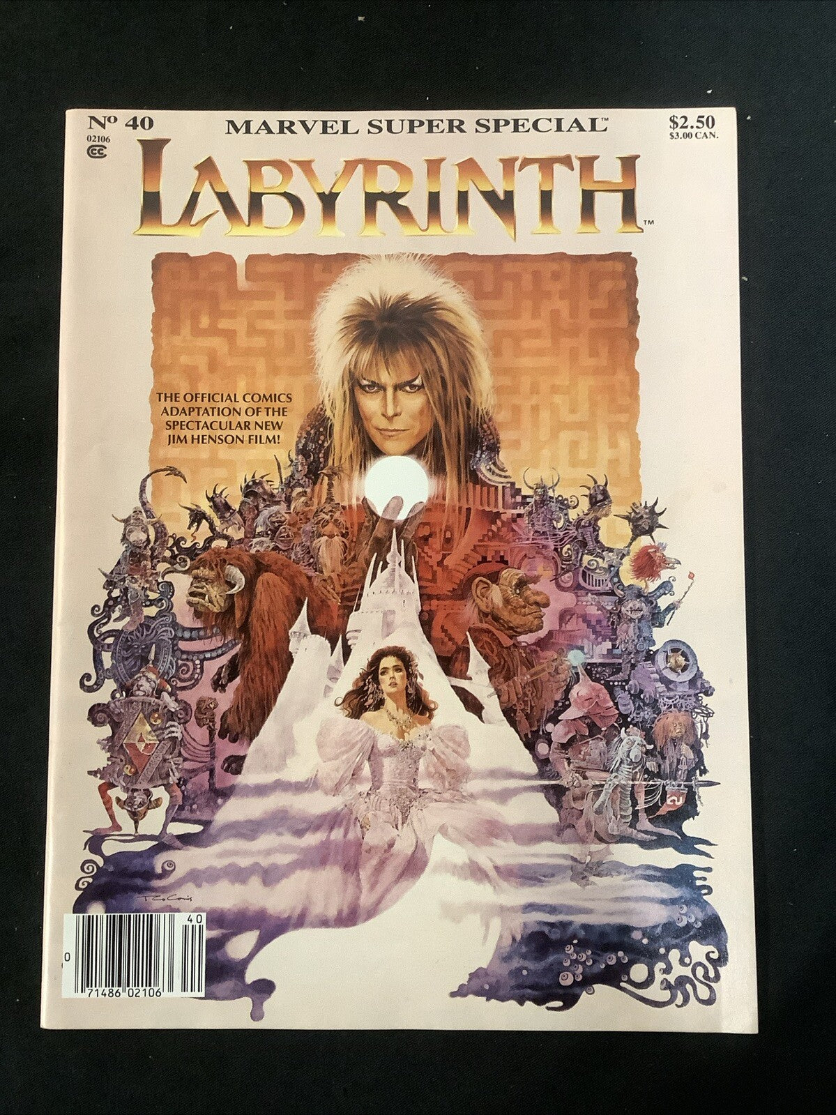 Marvel Super Special Magazine #40 (1986) 9.0 (VF/NM) Labyrinth Comic Adaptation
