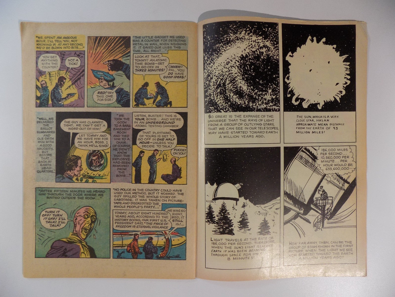 Space Man #4 Dell Comic March-May 1963 Fine