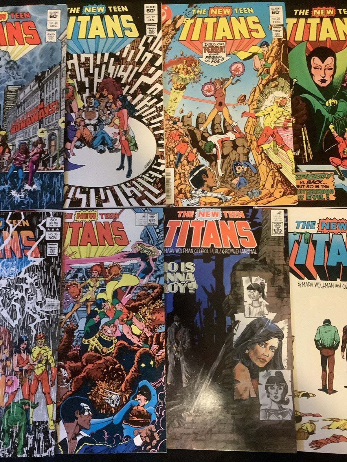 New Teen Titans #4-58 + Annuals #1-3 (MISSING #44) Comic Lot, Wolfman/Perez, DC