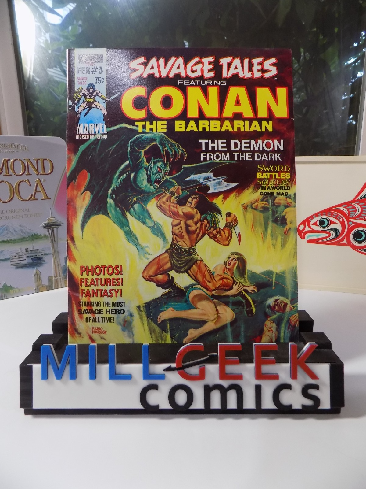 Savage Tales #3 Conan Marvel Feb 1974 Near Mint