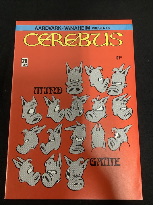 Cerebus #20 (Aardvark-Vanaheim September 1980) VF/NM (9.0)  Dave Sim