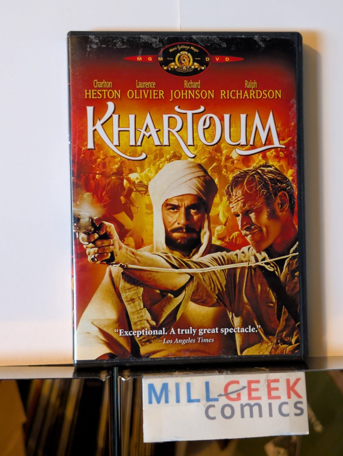 Khartoum / Agora, Charlton Heston &  Rachel Weisz, 2 Drama Movie Lot (DVD) -JD