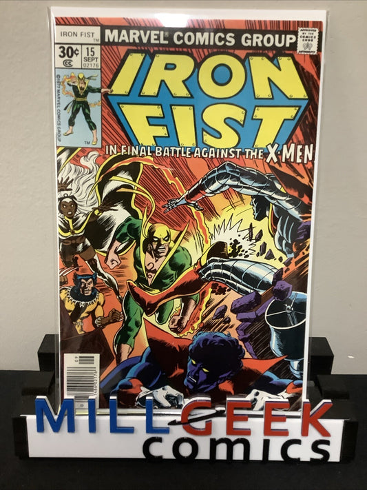 Iron Fist #15 (1977) VF (8.0) Claremont/Byrne (2nd Time On X-Men) 1st Bushmaster