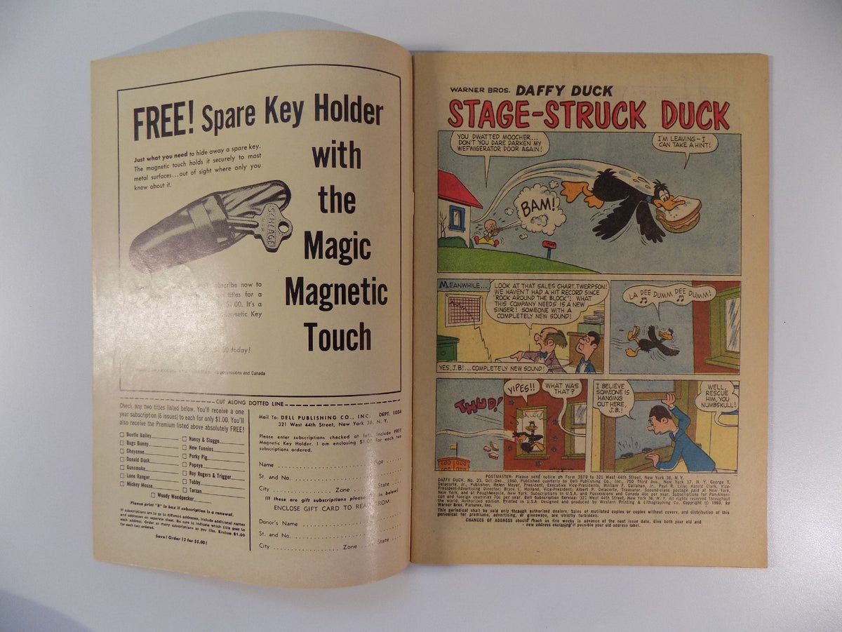 Daffy Duck #23 Dell Comic October-December 1960 Very Fine+