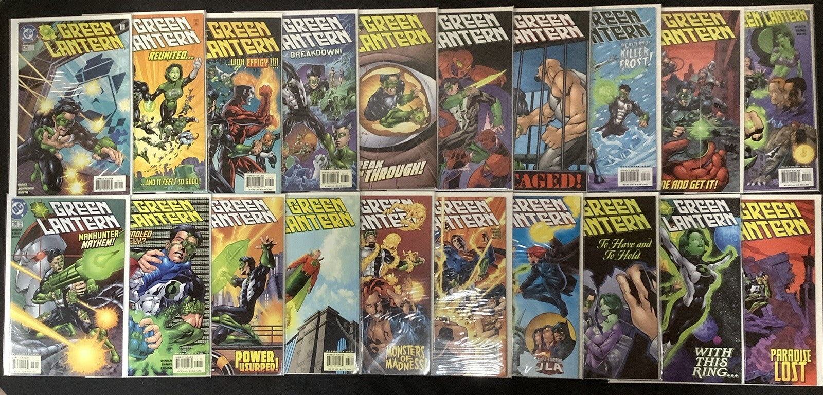 Green Lantern #0-181 + Annuals Complete Comic Set, See Description, Ron Marz, DS