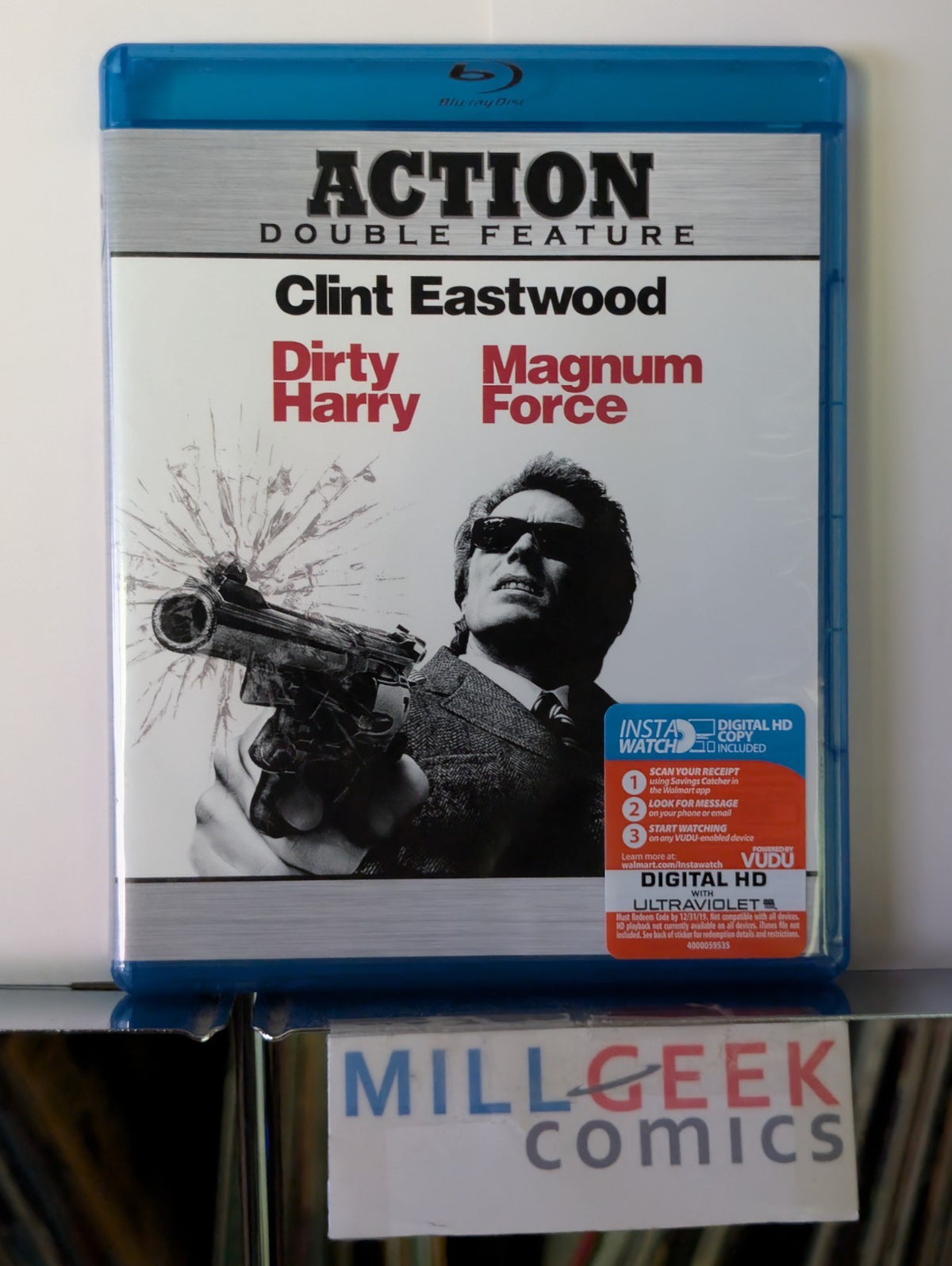 Dirty Harry / Magnum Force, Action Double Feature, Clint Eastwood (Blu Ray) -JD