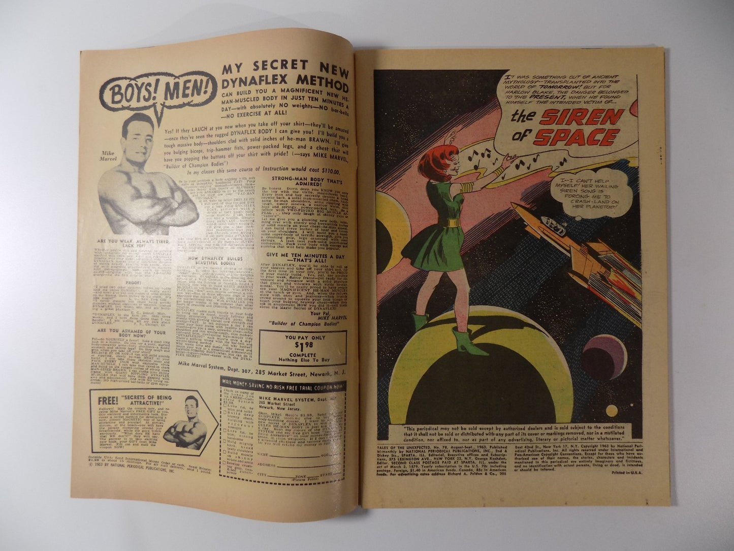 Tales of the Unexpected #78 DC Comic September 1963 Very Fine