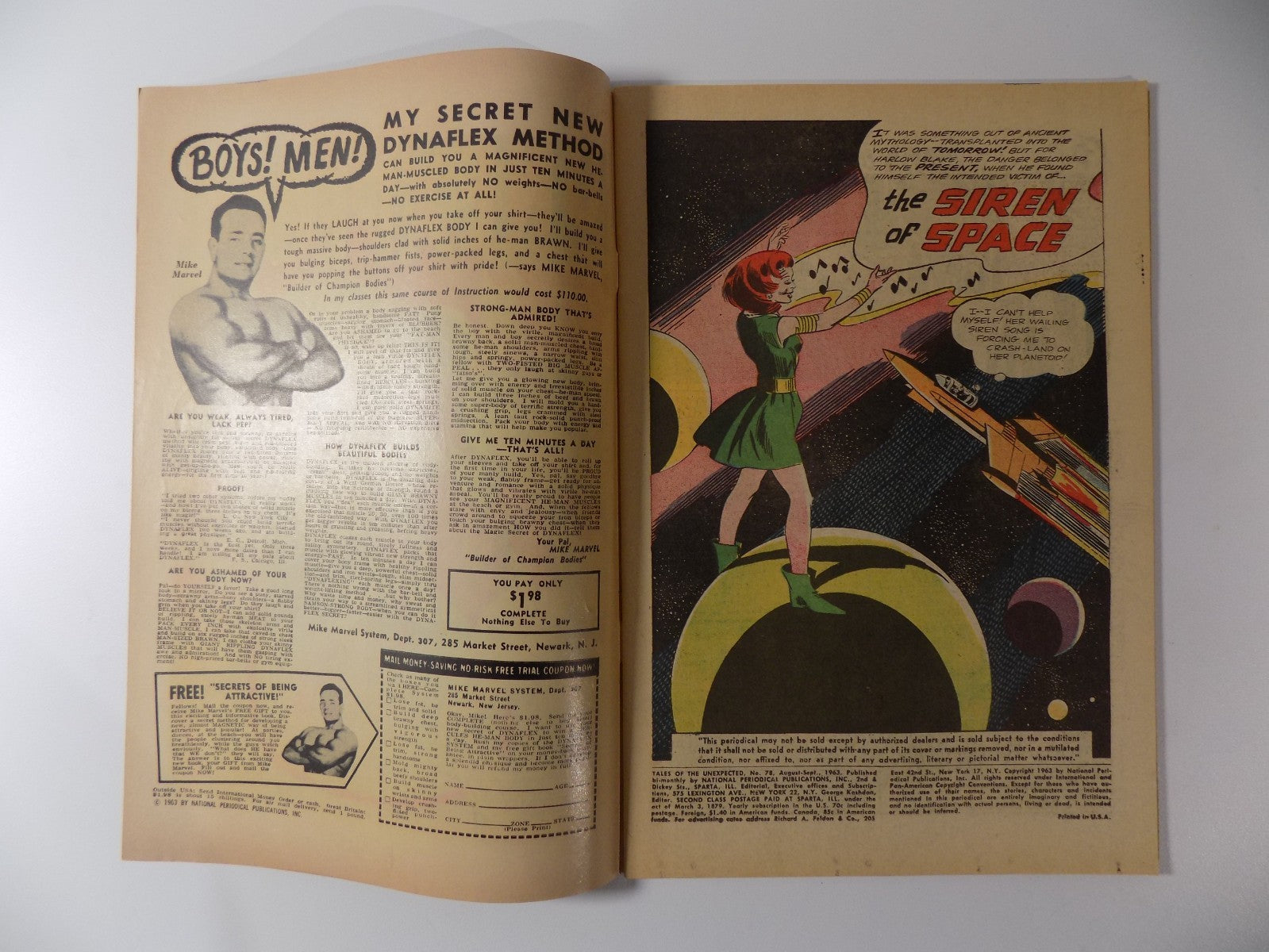 Tales of the Unexpected #78 DC Comic September 1963 Very Fine