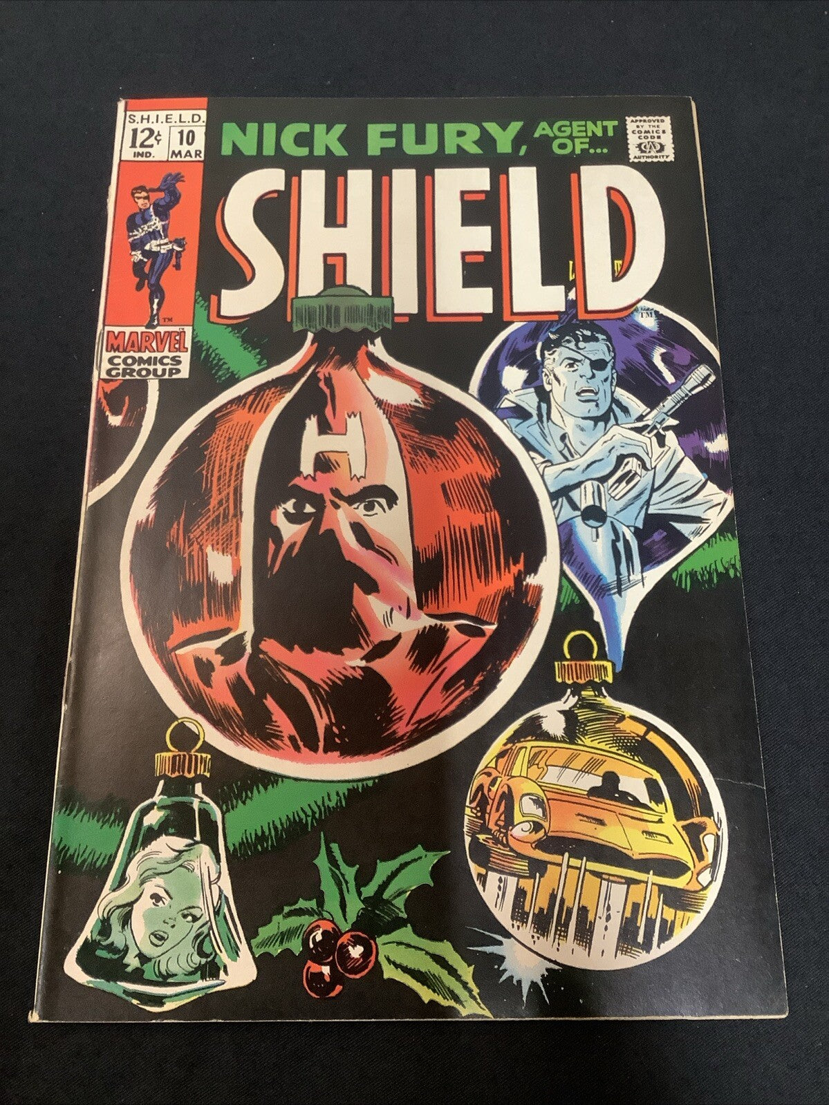 Nick Fury Agent of Shield #10 (Marvel Comics March 1969) VF- (7.5) Stan Lee