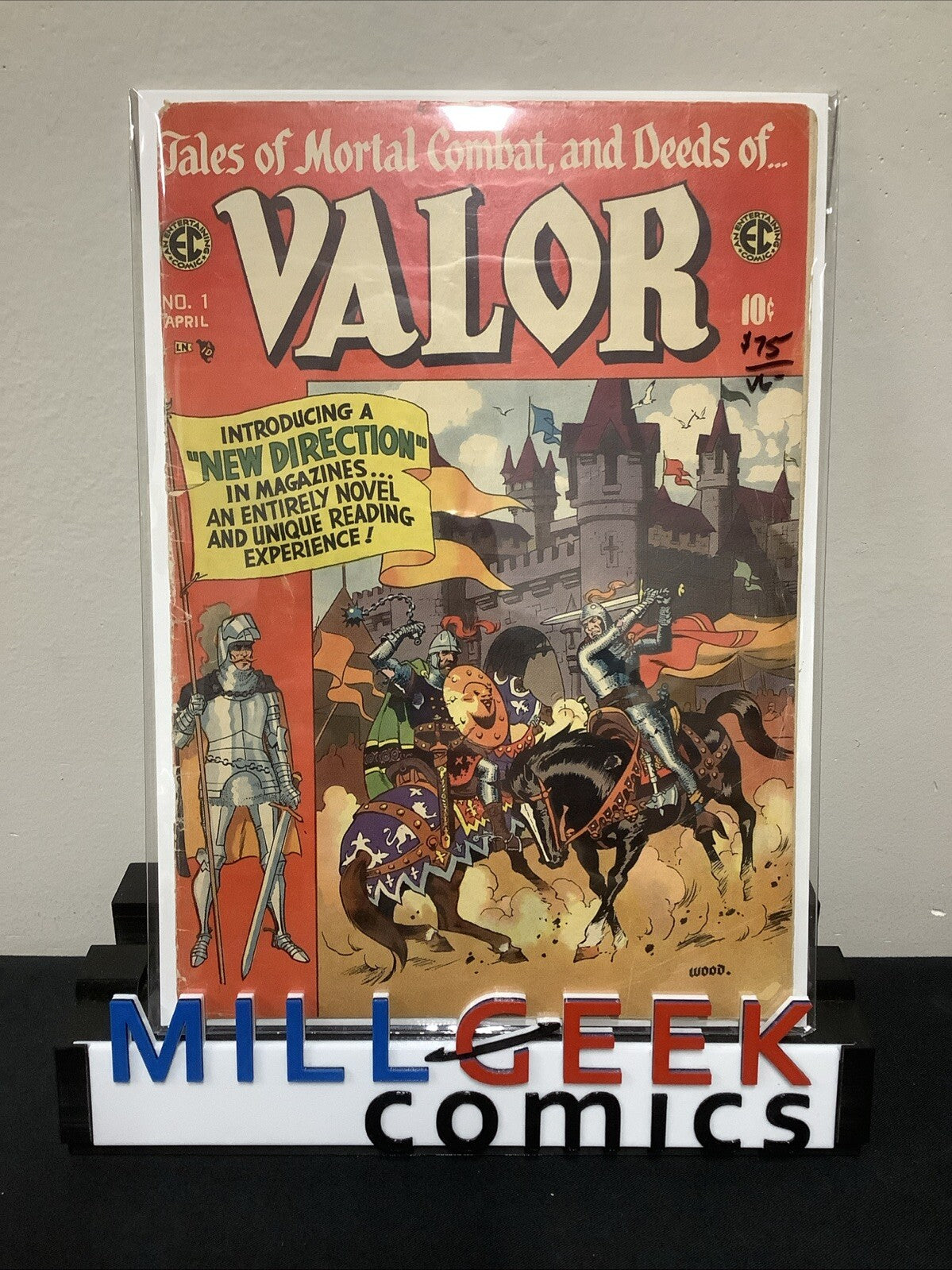 Valor #1 (EC Comics March-April 1955) VG- (3.5) Wally Wood