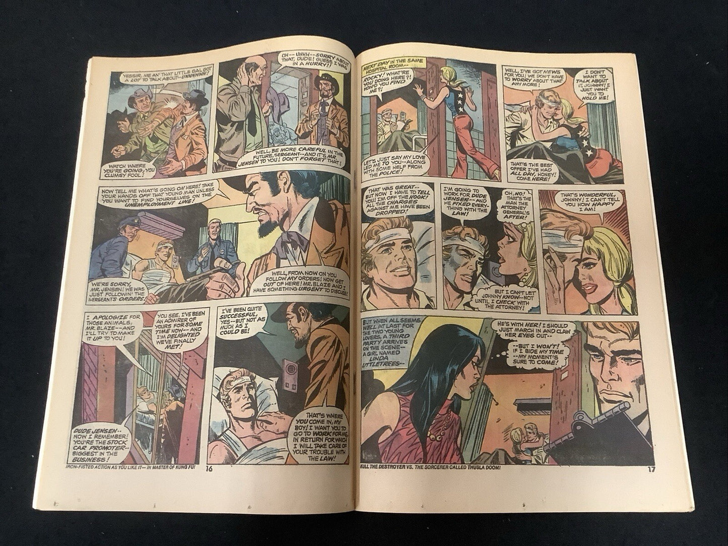 Ghost Rider #4 (February 1974) F/VF (7.0) “Death Stalks The Demolition Derby”